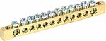 REXANT 11-2368 Шина PEN «земля-ноль» 6х9мм 12/2 (12 групп/крепеж по краям) REXANT