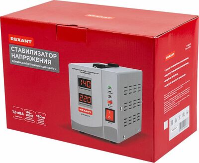 REXANT 11-5002 Стабилизатор напряжения AСН-1500/1-Ц REXANT