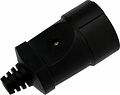 REXANT 11-8540 Розетка разборная без з/к 10А черная REXANT REXANT 11-8540 Розетка разборная без з/к 10А черная REXANT