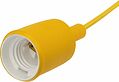 REXANT 11-8889 Патрон E27 силиконовый со шнуром 1м желтый REXANT REXANT 11-8889 Патрон E27 силиконовый со шнуром 1м желтый REXANT