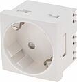 REXANT 11-8977 Розетка электрическая 45x45, CEE 7/4, 2K+3, 16A, белая REXANT