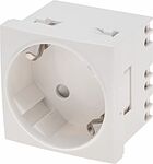 REXANT 11-8977 Розетка электрическая 45x45, CEE 7/4, 2K+3, 16A, белая REXANT