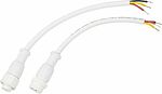 REXANT 11-9530 Соединительный кабель (3pin) герметичный (IP67) 3х0.5мм² белый REXANT