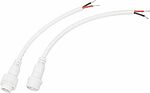 REXANT 11-9820 Соединительный кабель (2pin) герметичный (IP67) 2х1,0мм² белый REXANT