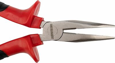REXANT 12-4620 Тонкогубцы изогнутые 160мм никелированные, двухкомпонентные рукоятки REXANT 