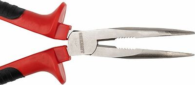 REXANT 12-4621 Тонкогубцы изогнутые 200мм никелированные, двухкомпонентные рукоятки REXANT 