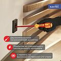 REXANT 12-4713 Отвертка шлицевая диэлектрическая SL5х125мм, до 1000В, двухкомпонентная рукоятка REXANT