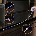 REXANT 12-4815 Захват магнитный цанговый 4 лапки, 610мм, встроенный светодиодный фонарик, (удержание 2кг) REXANT REXANT 12-4815 Захват магнитный цанговый 4 лапки, 610мм, встроенный светодиодный фонарик, (удержание 2кг) REXANT