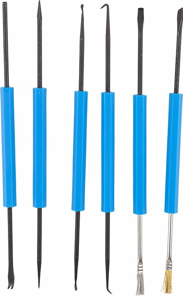 REXANT 12-6031 Набор монтажного инструмента для пайки REXANT, 6 предметов
