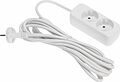 REXANT 13-4002 Удлинитель STANDARD 2 гнезда, 5м, 2х1,0мм², б/з, белый REXANT REXANT 13-4002 Удлинитель STANDARD 2 гнезда, 5м, 2х1,0мм², б/з, белый REXANT