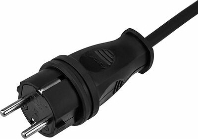 REXANT 13-5016 Удлинитель силовой КГ на катушке 4 гнезда, с/з, 50м, 3х2,5мм², IP44 с термозащитой, c защитными крышками, металлическая катушка REXANT