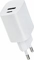REXANT 16-0296 Сетевое зарядное устройство REXANT USB + Type-C, 5V, 2.4 A, белое REXANT 16-0296 Сетевое зарядное устройство REXANT USB + Type-C, 5V, 2.4 A, белое