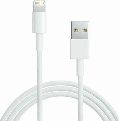 REXANT 18-0000 Кабель USB-A – Lightning, 2,4А, 1м, ПВХ, белый, оригинал (чип MFI) REXANT