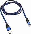 REXANT 18-1163 Кабель USB-A – micro USB, 2А, 1м, в джинсовой тканевой оплетке, плоский REXANT REXANT 18-1163 Кабель USB-A – micro USB, 2А, 1м, в джинсовой тканевой оплетке, плоский REXANT