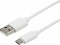REXANT Кабель передачи данных REXANT microUSB длинный штекер 1М белый (18-4269) REXANT Кабель передачи данных REXANT microUSB длинный штекер 1М белый (18-4269)