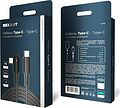 REXANT 18-7070 Кабель Type-C – Type-C, 5А, 100Вт, 1м, в черной нейлоновой оплетке, с угловым штекером и световой индикацией REXANT REXANT 18-7070 Кабель Type-C – Type-C, 5А, 100Вт, 1м, в черной нейлоновой оплетке, с угловым штекером и световой индикацией REXANT