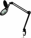 REXANT 31-0406 Лупа на струбцине круглая 5D с подсветкой 56 SMD LED, ø127мм, черная REXANT
