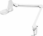 REXANT 31-0565 Лупа на струбцине квадратная 3D+20D с подсветкой 6LED, серия EXPERT, белая REXANT