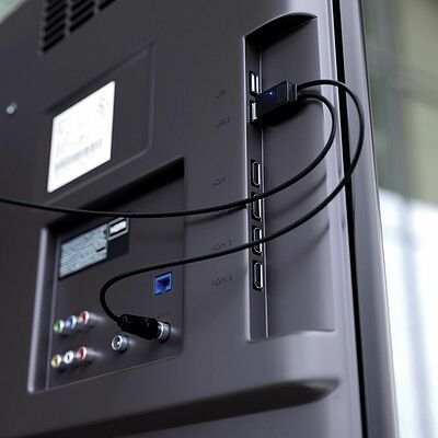 REXANT 34-0711 Антенна комнатная «Активная» с USB питанием, для цифрового телевидения DVB-T2, Ag-711 REXANT