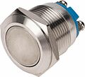 REXANT 36-3411 Кнопка антивандальная Ø19 Б/Фикс (2с винт) OFF-(ON) плоская (PBS-28В-2) REXANT