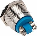 REXANT 36-3411 Кнопка антивандальная Ø19 Б/Фикс (2с винт) OFF-(ON) плоская (PBS-28В-2) REXANT