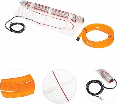 REXANT 51-0501-2 Теплый пол, нагревательный мат Classic RNX-0,5-75 0,5м², 0,5х1м, 75Вт двухжильный, с экраном REXANT