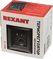 REXANT 51-0816 Терморегулятор механический RX-308B, совместим с Legrand серии Valena, черный REXANT