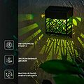 REXANT 602-2417 Светильник садовый Ковэнт, 3000К/RGB, встроенный аккумулятор, солнечная панель, коллекция Лондон REXANT