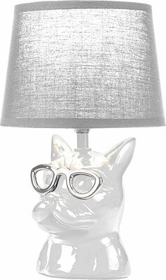 REXANT 603-1017 Светильник декоративный настольный МОБИ quot;Бульдог quot;, с цоколем Е14, 40Вт, цвет белый REXANT