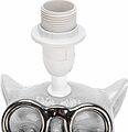 REXANT 603-1033 Светильник декоративный quot;Кот в очках quot;, цоколь Е14, 40Вт, белый REXANT REXANT 603-1033 Светильник декоративный quot;Кот в очках quot;, цоколь Е14, 40Вт, белый REXANT