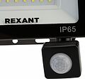 REXANT 605-009 Прожектор светодиодный СДО 50Вт 4000Лм 6500К холодный свет, с микроволновым настраиваемым датчиком движения REXANT