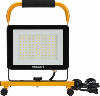 REXANT 605-038 Прожектор-переноска СДО-EXPERT 100Вт 8000Лм 6500K со шнуром 2м и евровилкой REXANT