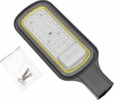 REXANT 607-306 Светильник светодиодный консольный ДКУ 03-30-5000К-Ш-C IP65 черный REXANT