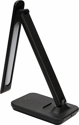 REXANT 609-005 Светильник настольный REXANT Click Skin на основании, LED, 7 Вт 2700-6500 К, диммируемый 3 ступени, заряжаемый (автономный режим 3 часа), корпус с эффектом тиснения кожи