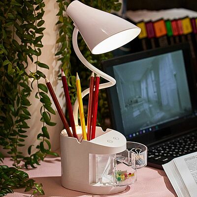 REXANT 609-006 Светильник настольный REXANT Click Shift с ночником, на основании, LED, 6 Вт, 4000 К, диммируемый 3 ступени, заряжаемый (автономный режим 3 часа)