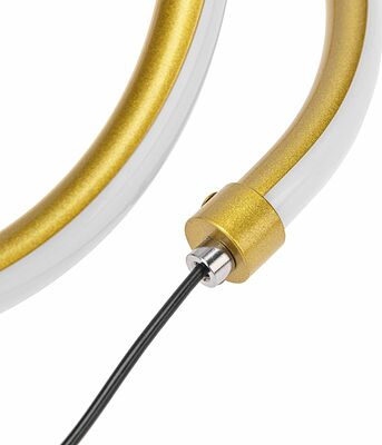 REXANT 609-032 Светильник декоративный Spiral Uno, LED, 2Вт, 3000К, 5В, золотой REXANT