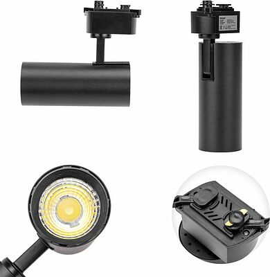 REXANT 611-006 Светильник светодиодный трековый Star Track 20Вт 4000К LED черный REXANT