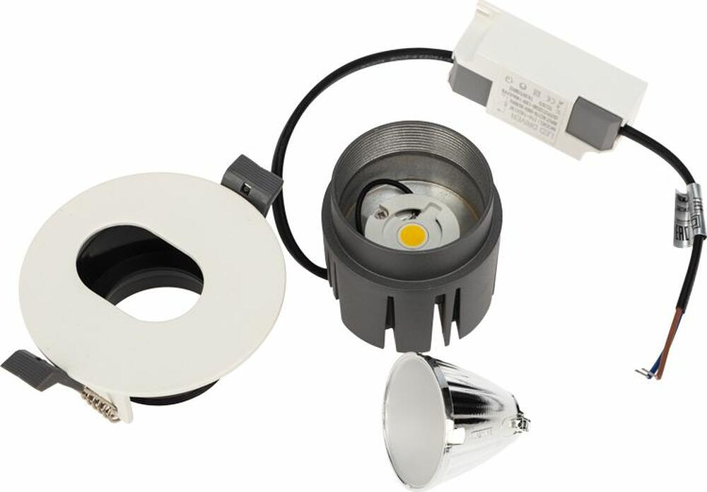 REXANT 615-1004 Светильник встраиваемый поворотный REXANT Horeca Dark Light с антиослепляющим эффектом 12 Вт 4000 К Oval LED WHITE