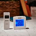 REXANT 70-0592 Термометр электронный с часами и беспроводным выносным датчиком REXANT REXANT 70-0592 Термометр электронный с часами и беспроводным выносным датчиком REXANT