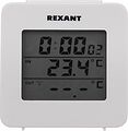 REXANT 70-0592 Термометр электронный с часами и беспроводным выносным датчиком REXANT REXANT 70-0592 Термометр электронный с часами и беспроводным выносным датчиком REXANT