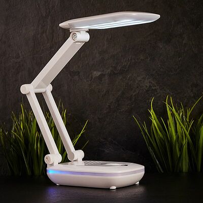 REXANT 75-0217 Светильник настольный REXANT Сиквел Про c солнечной панелью и с ночником, 220 В, LED, 5 Вт, 4000 К, бесступенчатое диммирование, заряжаемый, 2 ч автономной работы