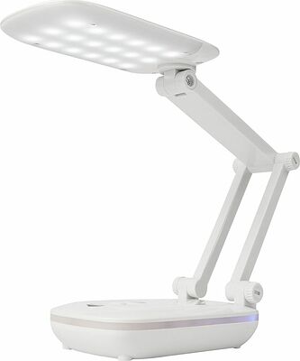 REXANT 75-0217 Светильник настольный REXANT Сиквел Про c солнечной панелью и с ночником, 220 В, LED, 5 Вт, 4000 К, бесступенчатое диммирование, заряжаемый, 2 ч автономной работы