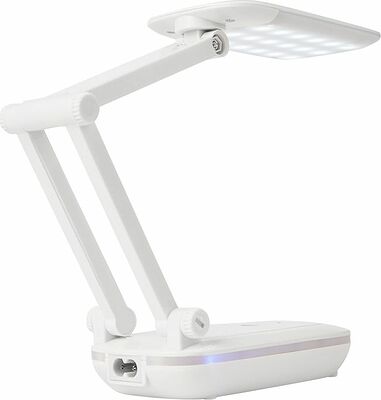 REXANT 75-0217 Светильник настольный REXANT Сиквел Про c солнечной панелью и с ночником, 220 В, LED, 5 Вт, 4000 К, бесступенчатое диммирование, заряжаемый, 2 ч автономной работы