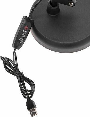 REXANT 75-0225 Светильник настольный с 2 креплениями (подставка и струбцина) LED, 10Вт, черный REXANT