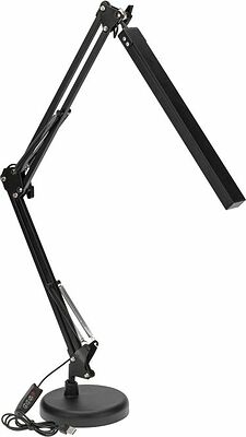 REXANT 75-0225 Светильник настольный с 2 креплениями (подставка и струбцина) LED, 10Вт, черный REXANT