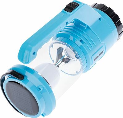 REXANT 75-721 Фонарь прожекторный, двухрежимный, с солнечной батареей, индикатором зарядки и функцией Power bank REXANT