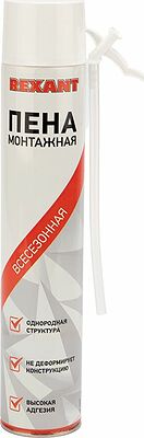 REXANT 89-0905 Пена монтажная всесезонная с трубочкой 50 л REXANT
