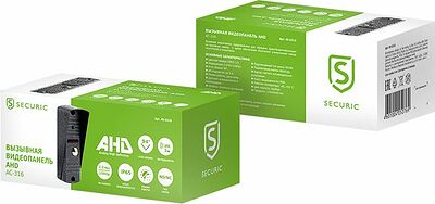 SECURIC 45-0316 Вызывная видеопанель стандарта AHD (модель AC-316)