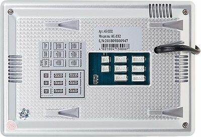SECURIC 45-0332 Цветной монитор видеодомофона 4,3 quot; формата AHD, с сенсорным управлением, детектором движения, функцией фото- и видеозаписи (модель AC-332)