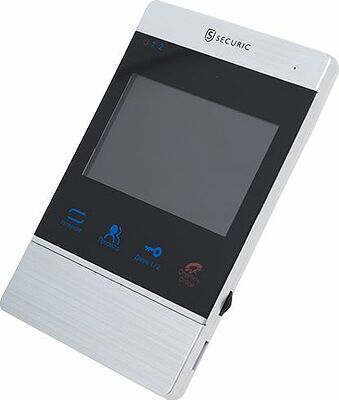 SECURIC 45-0332 Цветной монитор видеодомофона 4,3 quot; формата AHD, с сенсорным управлением, детектором движения, функцией фото- и видеозаписи (модель AC-332)